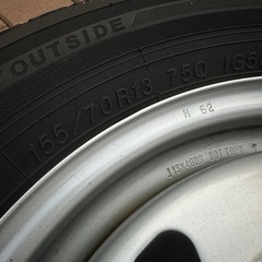 【今年の冬は必須です‼️】軽四に最適！！バリ山１３インチスタッドレスタイヤ&ホイールセットの画像