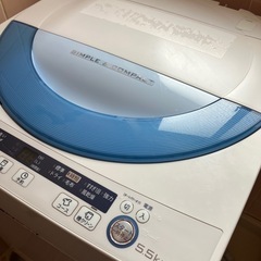洗濯機 SHARPの画像