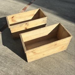 【リユース品】りんごの木箱の画像