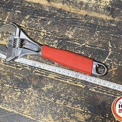 【久留米】【引き取り限定】【中古品】Snap-on スナップオン ADHW10A ワイドアジャスタブルレンチ モンキーレンチ 全長:254mm  開口幅:0～44.5mmの画像