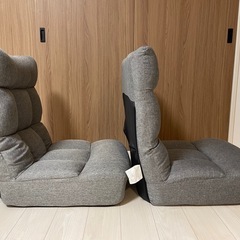 ニトリ　つながるハイバックポケットコイル座椅子 ２個セットの画像