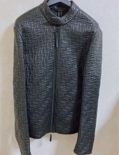 定価40万円　希少　エンポリオアルマーニ　キルティング　レザージャケット