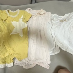 長袖ロンパース　半袖ロンパース　肌着　50 60の画像