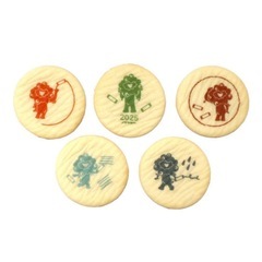 クレパス コラボ ミャクミャク クッキー 缶 サクラ クレパス 大阪 万博の画像