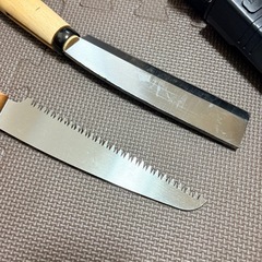 ナタとのこぎりセットの画像