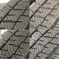 14インチ ダイハツ純正スチールホイール  スタッドレス155/65R14 4本 バリ溝　ブリジストンVRX2の画像