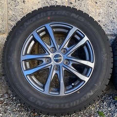 スタッドレスタイヤ　ホイールセット　195 65 R15 美品の画像