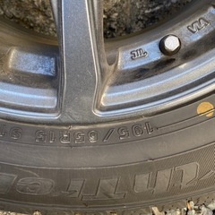 スタッドレスタイヤ　ホイールセット　195 65 R15 美品の画像