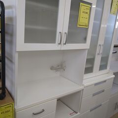 リユースのサカイ浦和店 【F410】★食器棚 白 2枚扉