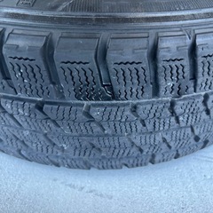 スタッドレスタイヤアルミ付175/65R15フィット・キューブなどに。の画像