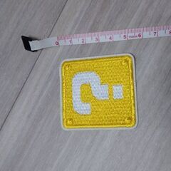 マリオ　アイロンワッペンの画像