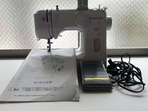 【99%新品】シンガー 自動糸調子 電動ミシン MF-30 フットコントローラー付