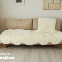 フェイクムートンラグ カーペットの画像