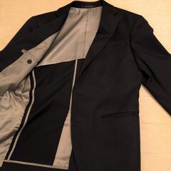 3ピーススーツ　黒　メンズ　洗濯可能の画像