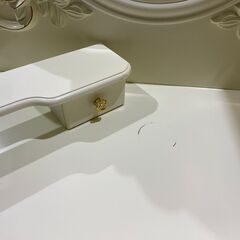 LED照明｜スツール付｜姫系｜ドレッサー｜鏡台の画像
