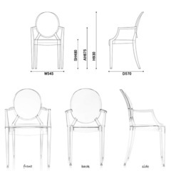 【Kartell カルテル】Louis Ghost(ルイゴースト)の画像