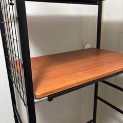 収納ラック【洗濯機ラックとしてもok】の画像
