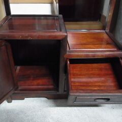 昭和家具　小さな茶棚　茶箪笥　飾り棚の画像