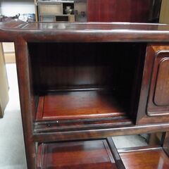昭和家具　小さな茶棚　茶箪笥　飾り棚の画像