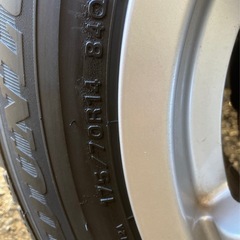 『現在お取引の方とお話し中』4本セット スタッドレス付きアルミホイールタイヤ9部山の画像