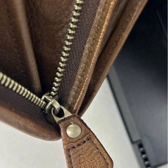 【即決歓迎・美品】Vivienne Westwood 長財布／ブラウン チェック柄の画像