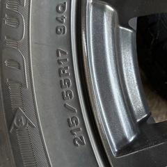 【スタッドレスタイヤ 215/55R17 ホイール付き 4本セット】の画像