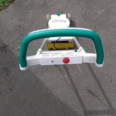 中古 ナショナル製 電動芝刈り機 実働品 引取り限定の画像