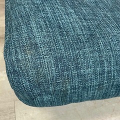 大川家具 モーブル ドロシーⅡ ソファベッド 200cm ブルー×ナチュラルの画像