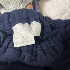 80センチ　パジャマ　裏起毛の画像