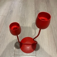 キャンドルホルダー IKEA silverparon の画像