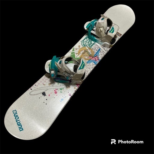 SPOON スノーボード　140センチ　白×緑　グラフィック SPOON スノーボード 140センチ 白×緑 グラフィック