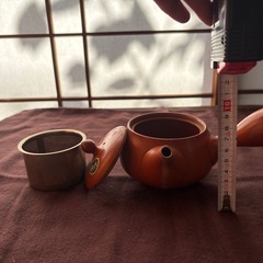 急須　茶色の画像