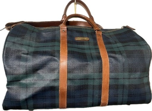 ボストンバッグ POLO RALPH LAUREN チェック柄 大容量 2way