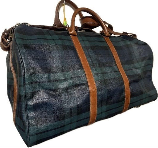 ボストンバッグ POLO RALPH LAUREN チェック柄 大容量 2way