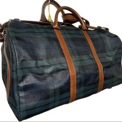 ボストンバッグ POLO RALPH LAUREN チェック柄 大容量 2wayの画像