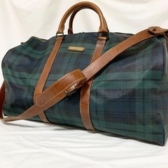ボストンバッグ POLO RALPH LAUREN チェック柄 大容量 2wayの画像