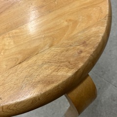 K2511-534 木製スツール ナチュラル ④ キズ汚れ有りの画像