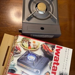 中古　ガスコンロ　イワタニ　キャンプ　お鍋の画像