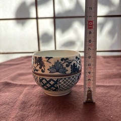 有田焼？　染付　お湯呑み　2客まとめ　高山　の画像