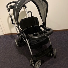 【受け渡し決定】2人乗りベビーカーの画像