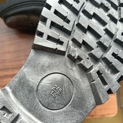 新品 24.5cm レディース ブーツ ブラック 厚底 シューズ サイドゴア 識別番号:【B170-S】の画像