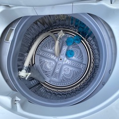 【引取限定】SHARP 洗濯機 6.0kg 2018年製 動作良好 の画像