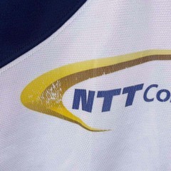 カンタベリー NTTコミュニケーションズ Shining Arcs シャイニングアークス東京ベイ浦安 ジャージ ユニフォーム L ホワイト CANTERBURYの画像