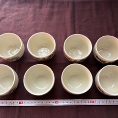 九谷焼 茶器 湯呑み 8客まとめ の画像
