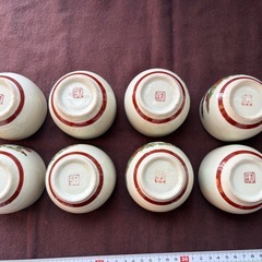 九谷焼 茶器 湯呑み 8客まとめ の画像