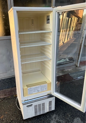 【動確済み】ホシザキ 業務用 冷蔵ショーケース USB-50BTL 133L 500×515×1520(mm) 厨房機材 小型ショーケ