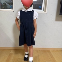 お受験　ワンピース　110　ファミリアの画像