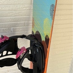 スノーボード板 バインディングのセット ロシニョール 143㌢ キャンバー の画像