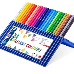 ステッドラー(STAEDTLER) 色鉛筆 24色 三角軸の画像