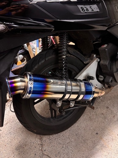 pcxjf56用社外チタンマフラー